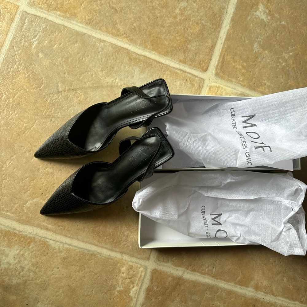 Brand new in box MOTF SHEIN black kitten heels